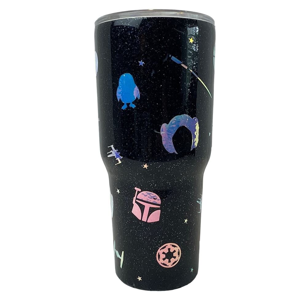 Mossy Oak StarWars Silhouettes Glittery 30 oz. Stainless Steel Insulated Cup Lid